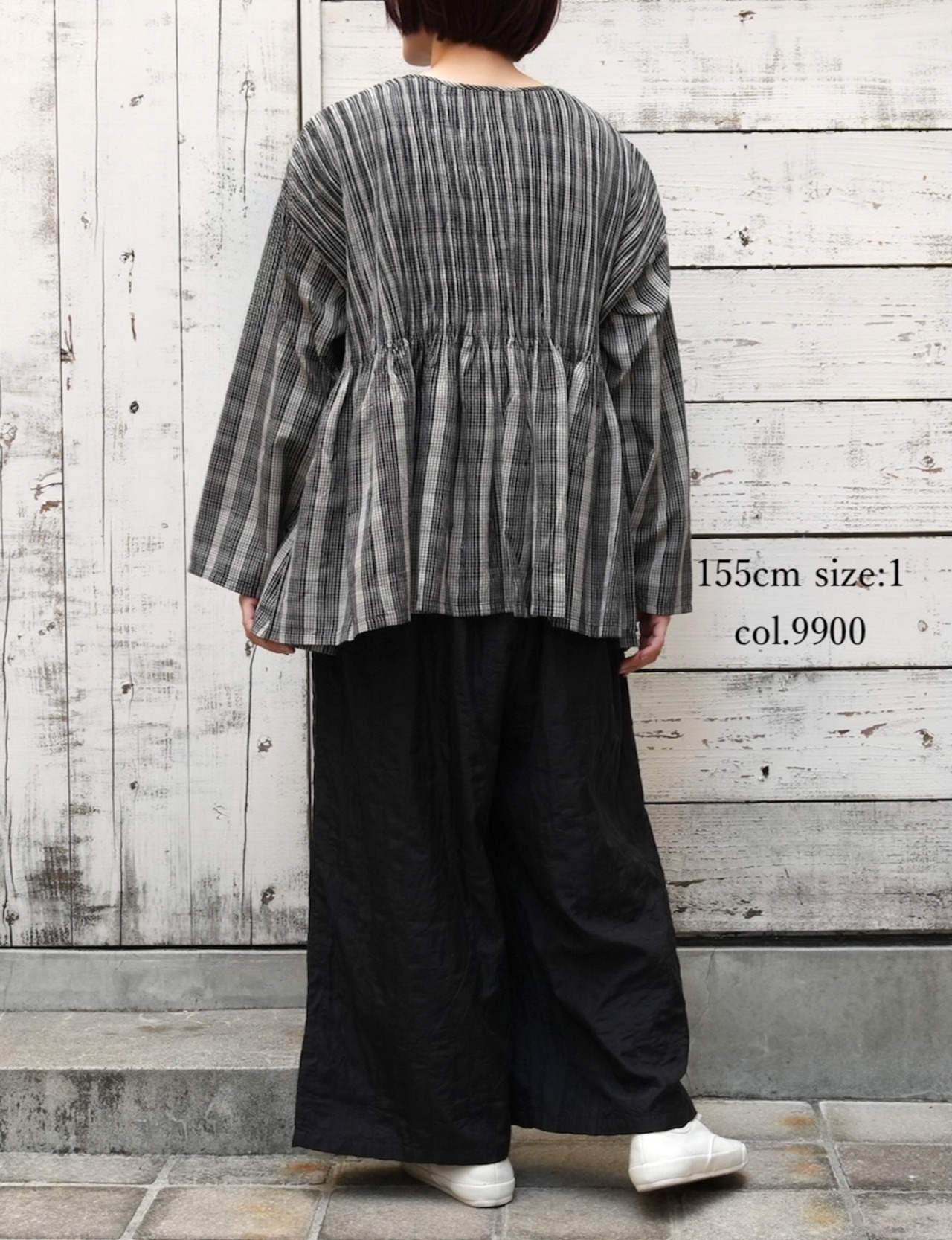 maison de soil (メゾンドソイル)シルク 薄キルティング イージーパンツ（ダークオリーブ）