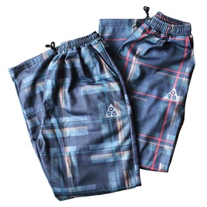 TRIANGLE098 LOGO CHECK PANTS / LIFEdsgn