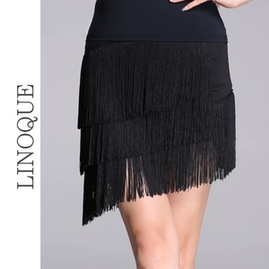 フリンジティアードラテンスカート【L00138】