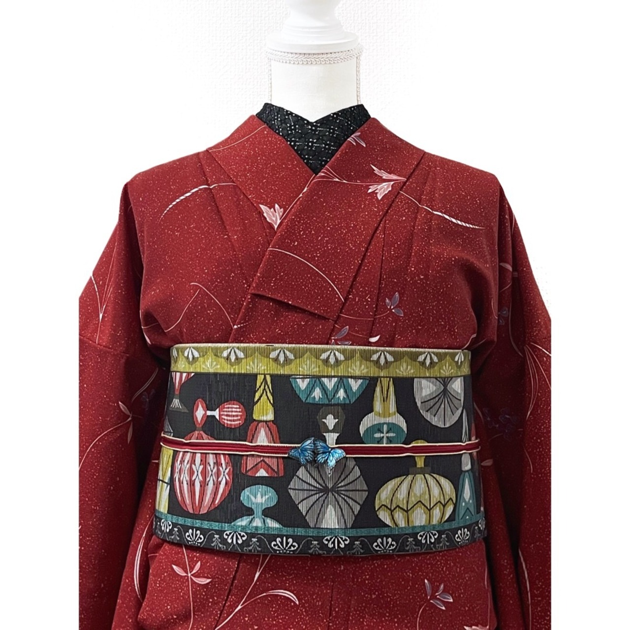 新品】召しませ花 プリンセス リバーシブル半幅帯 | 今昔きもの楸堂