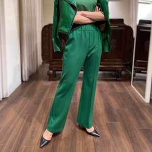 easy flare pants green