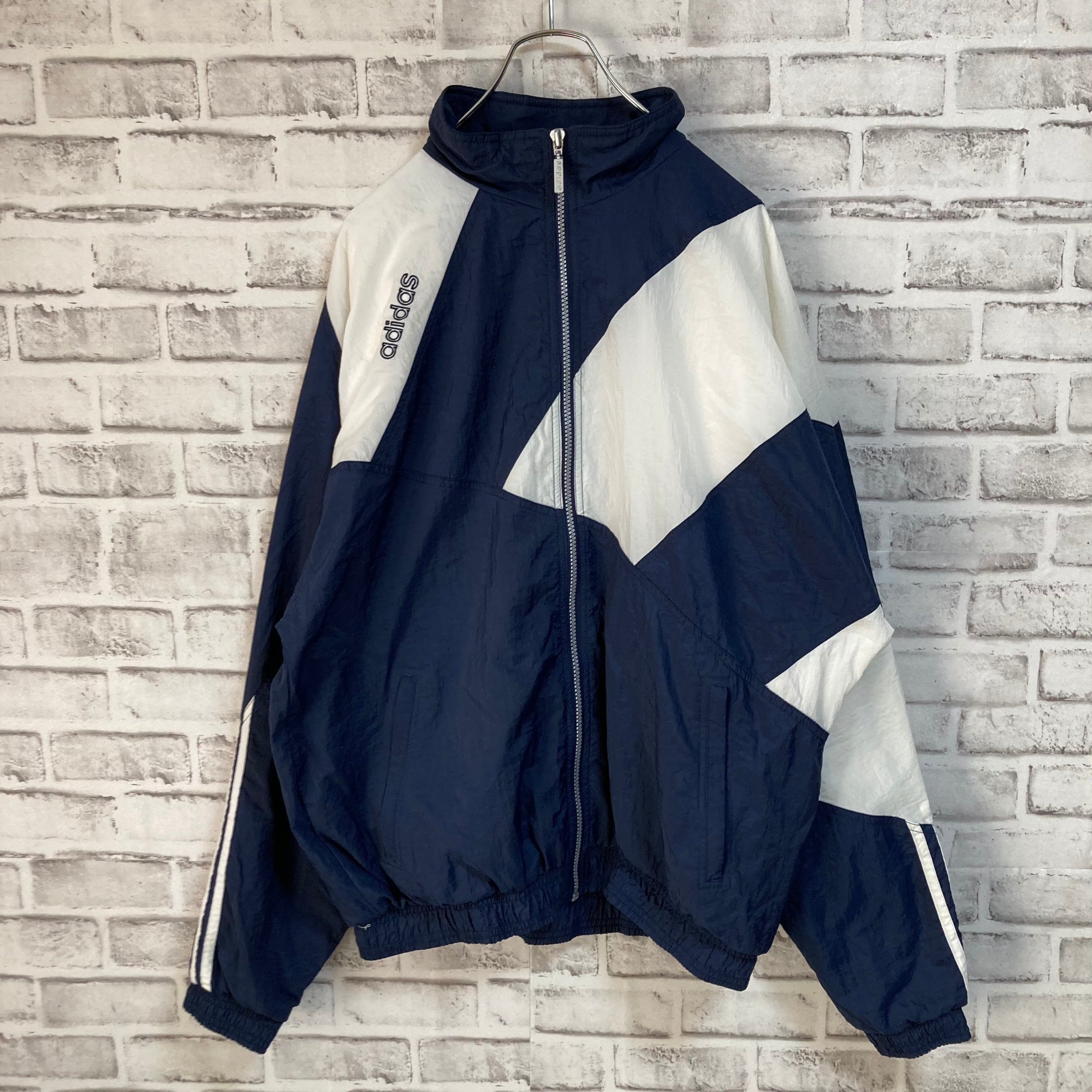 【adidas】90s Nylon Jacket L相当 USA規格 アディダス 切替