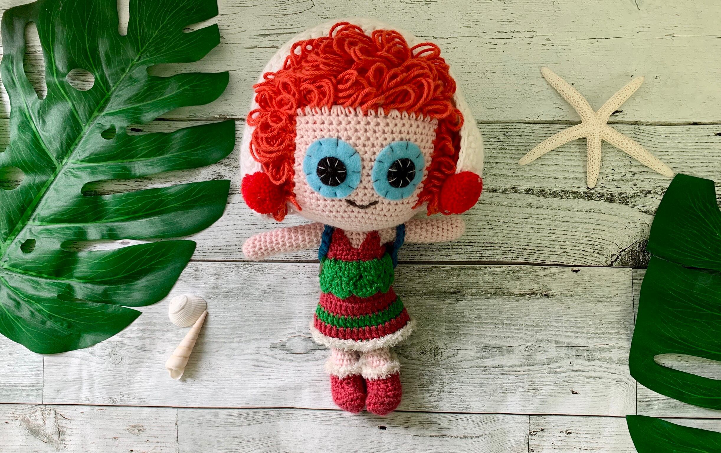 チェンマイ輸入 編み込み人形(L) made in Thailand | TRAVEL SHOP