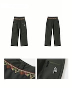 CONP GEOMETRIC EMBROIDERY SNOW PANTS