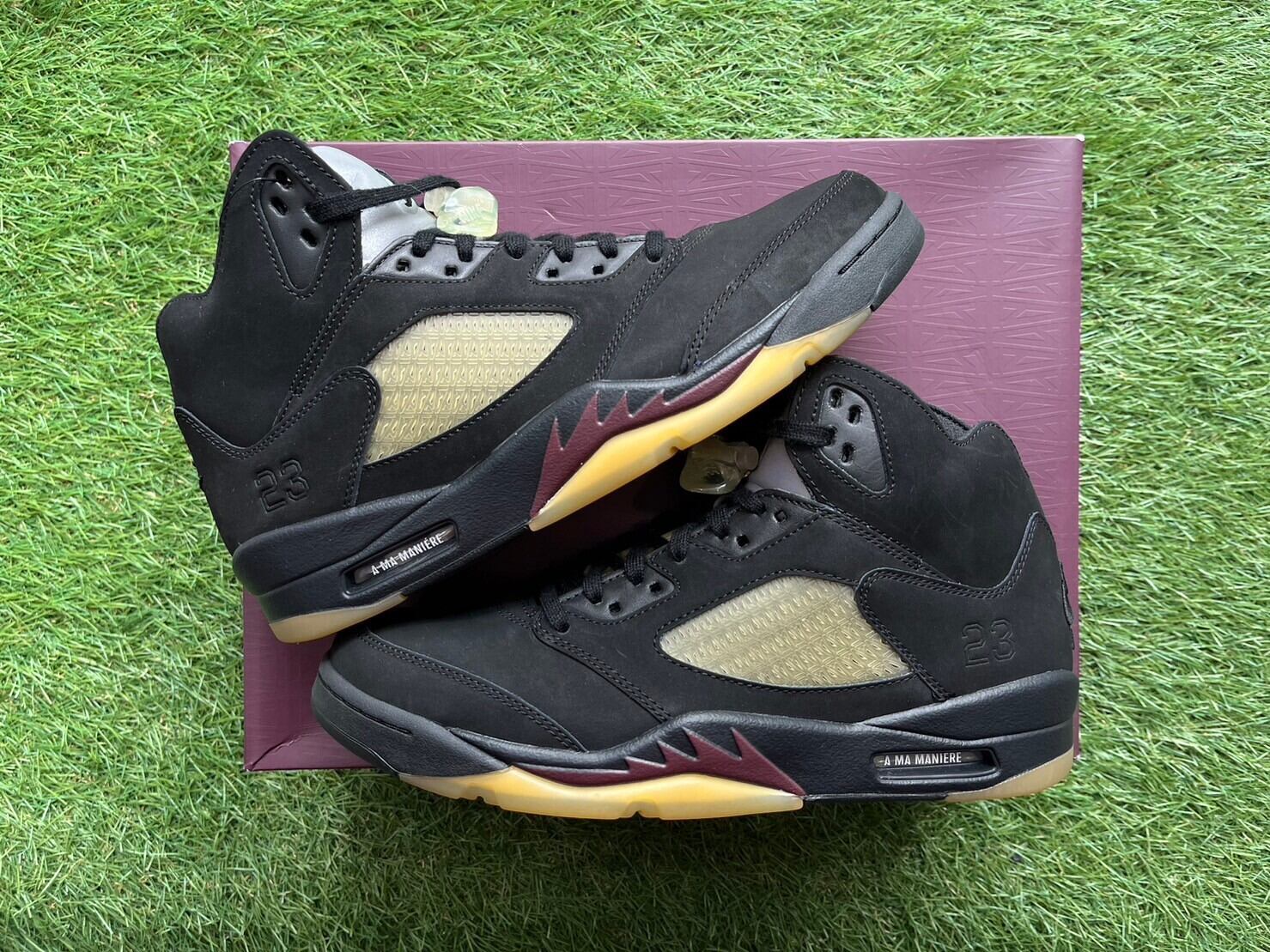 NIKE × A MA MANIERE AIR JORDAN 5 RETRO SP BLACK FD1330-001 28.5