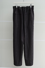 Nonnotte / 2-Tuck Draw Cord Wide Trousers