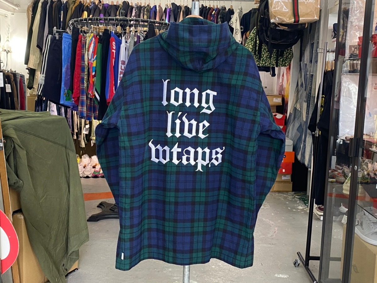 WTAPS 22SS BOUT JACKET COTTON. FLANNEL. TEXTILE GREEN 01 221TQDT 