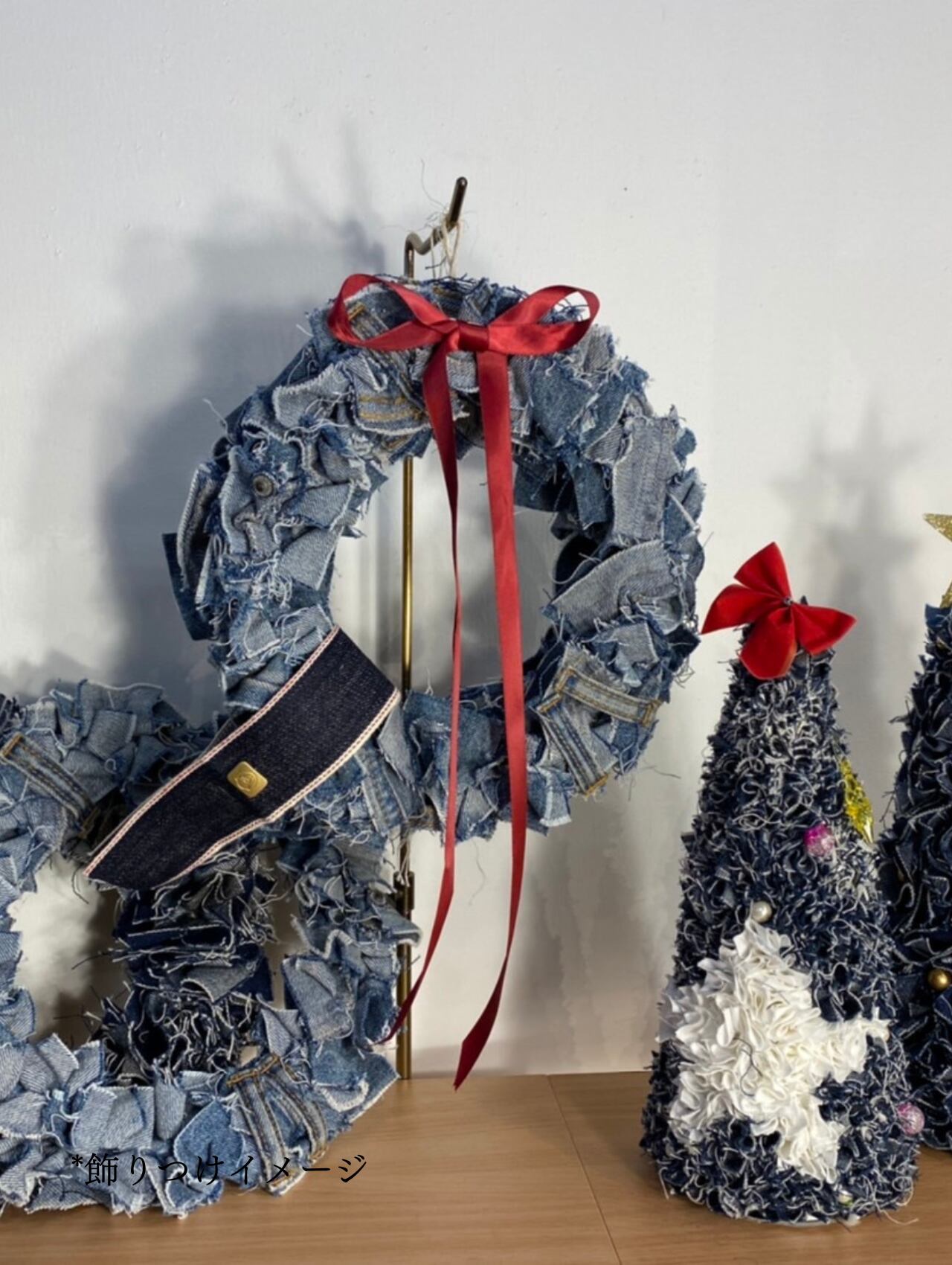 DENIM WREATH】デニムリース -藍の輪- | 青木被服 公式オンラインストア 