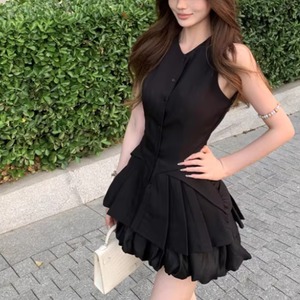 【2点セット】プリーツデザインブラウス＋バルーンスカート ・14262