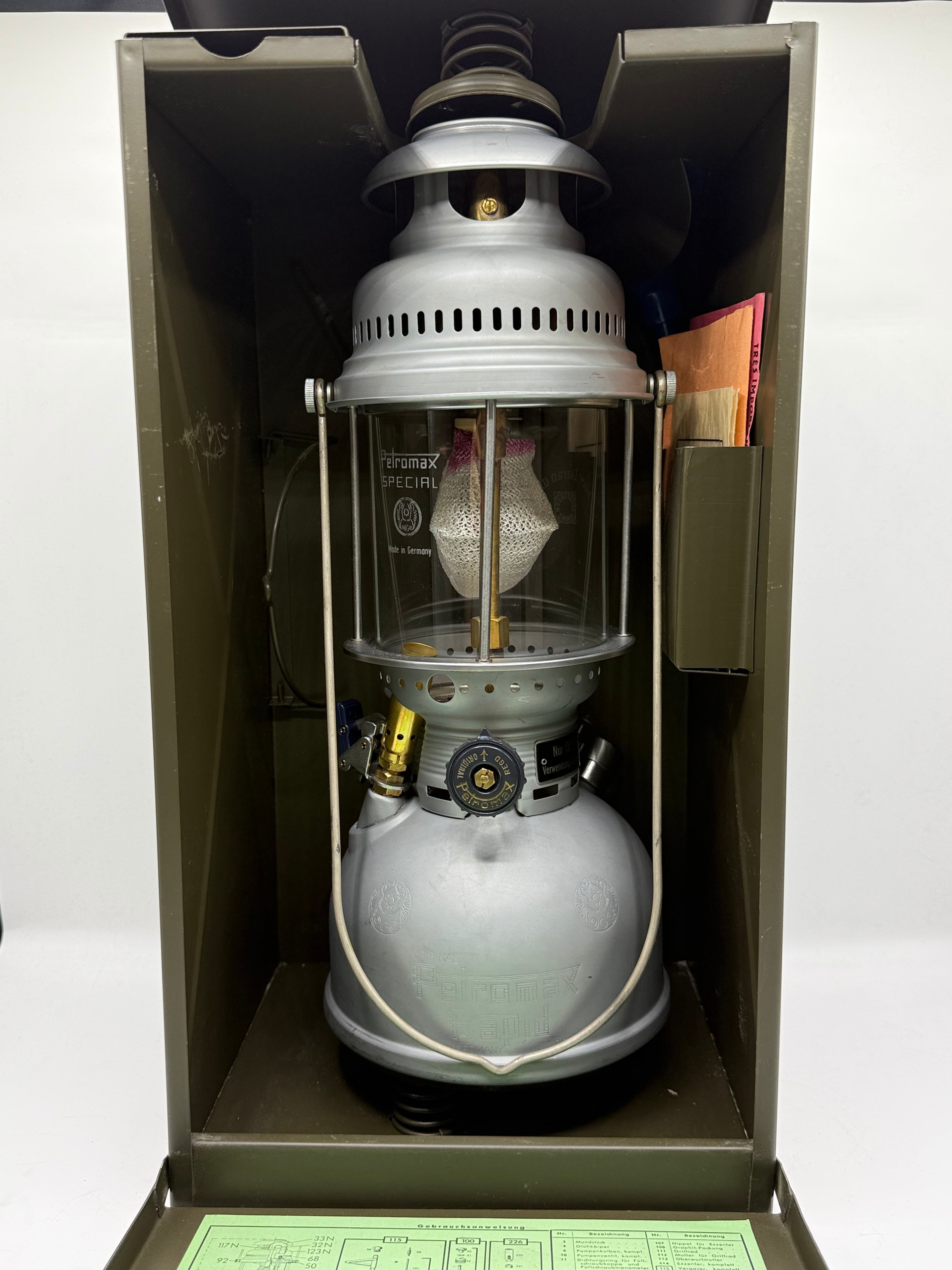 ミリタリーケース付き‼️PETROMAX HK500 ミリタリー | ヴィンテージ