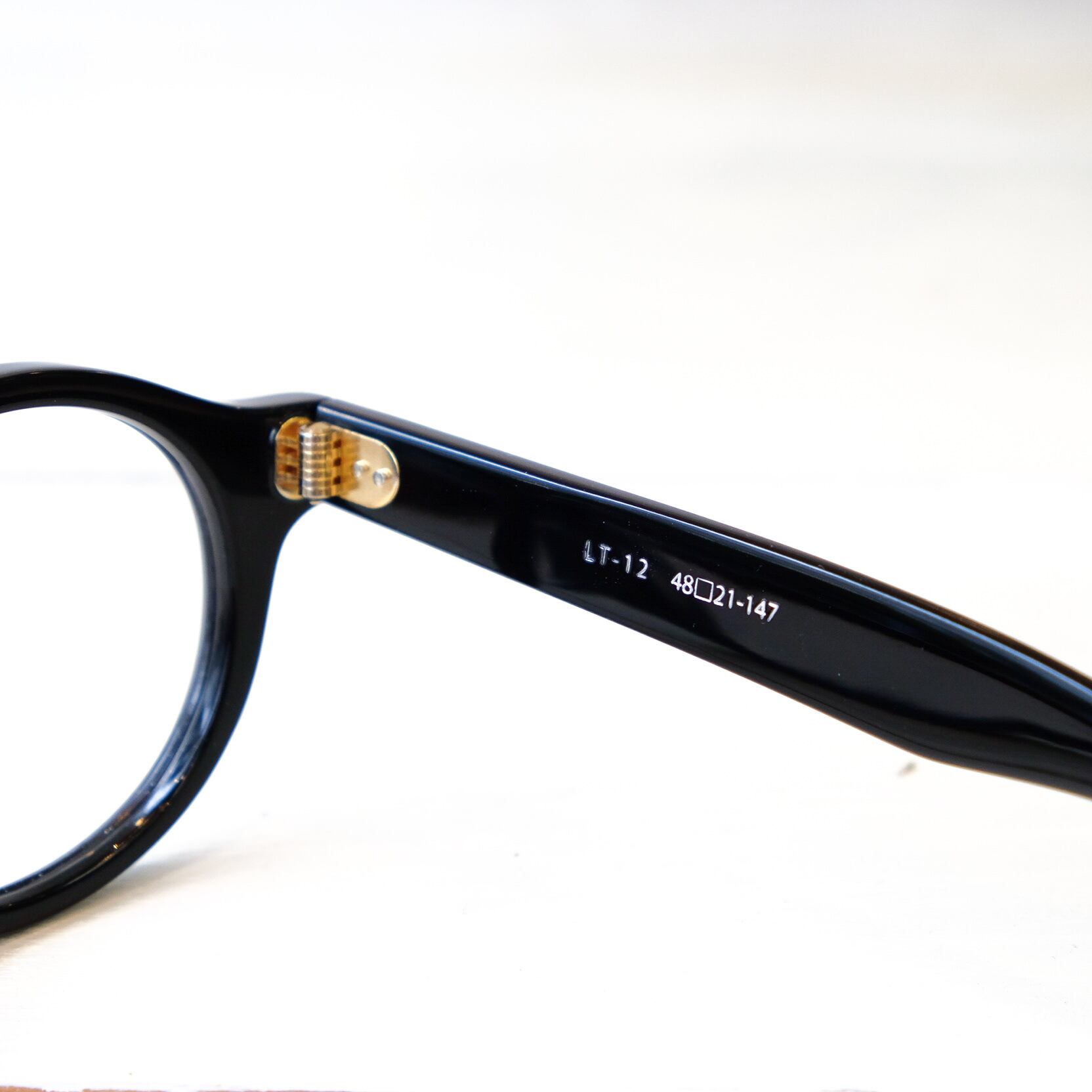 DJUAL デュアル メガネ LT-12 / 00 セルロイド製 ブラック | livra eyewear