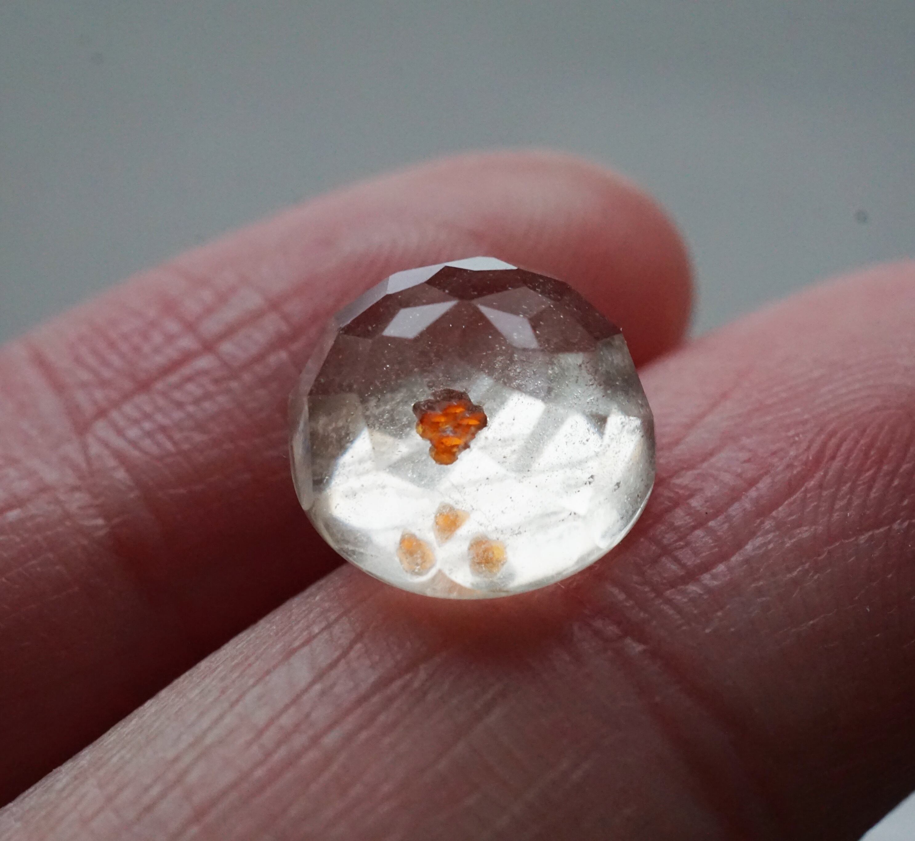 W1693 ルチルクォーツ入りホワイトガーデンクォーツ ルース | WIMPERONLY