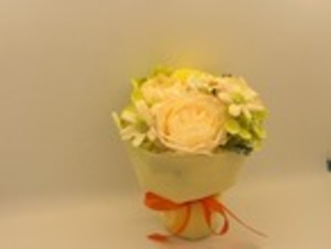 アートバッグ　ソープフラワーブーケ