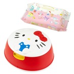 99.9ウェットティッシュケース付丸型 キティ(5302896)