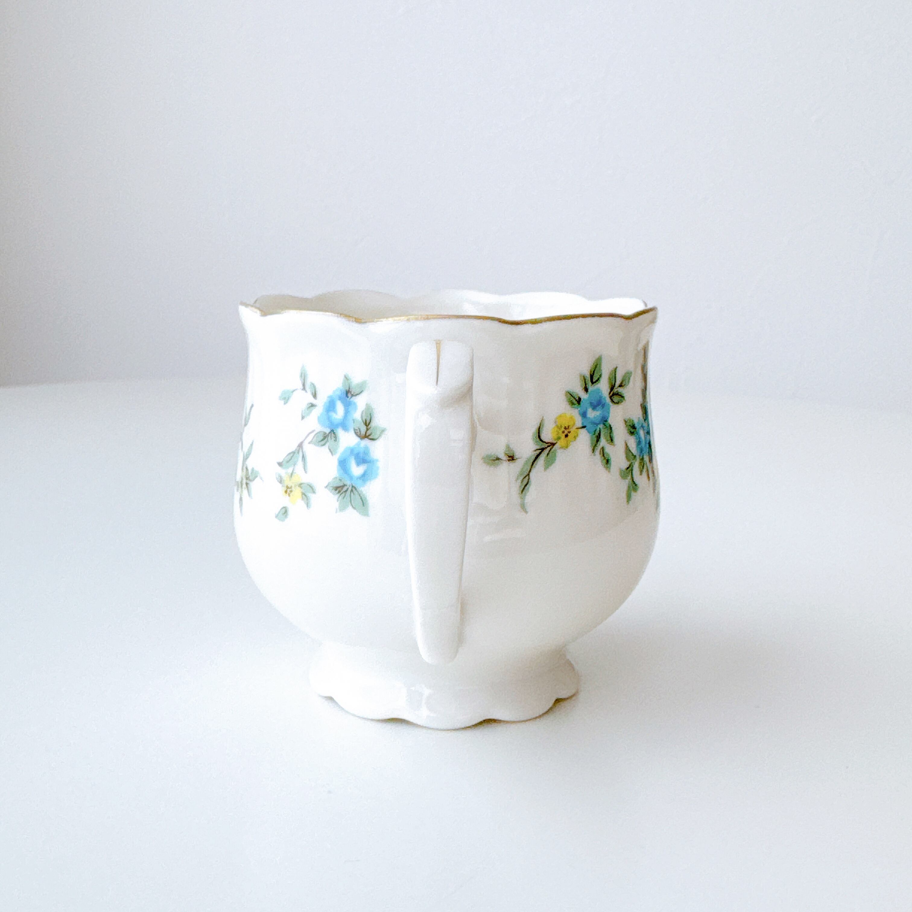 vintage】HOYA ホヤ 青い小花のティーカップ&ソーサー | piéce antique