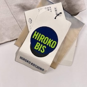 新品 タグ付き リネン混 HIROKO BIS ヒロコビス 切替デザイン 春夏ジャケット 13AB/アイボリー系 レディース