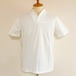 Shawl Collar Polo Shirts　White