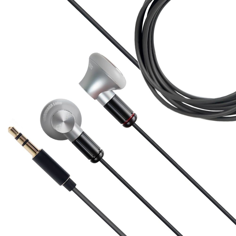 【特選アウトレット】鶯 (うぐいす)シルバー: NOBUNAGA Labs:: MMCX対応インナーイヤホン