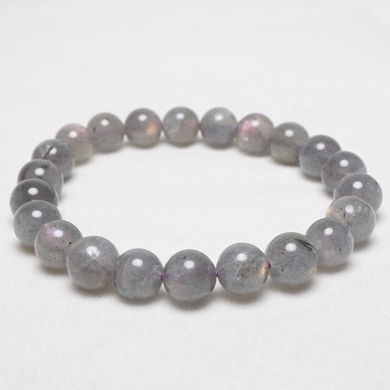 ピンク ラブラドライト ブレスレット 9mm 一点物 メール便送料無料 [M便 1/10] 111-25161