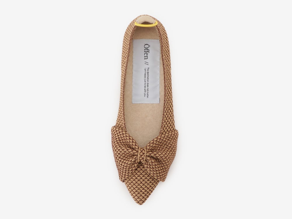 新品！オッフェンpointed-RUBAN /CAMEL & BLUE 25cm pointed-RBON / CAMEL | Offen