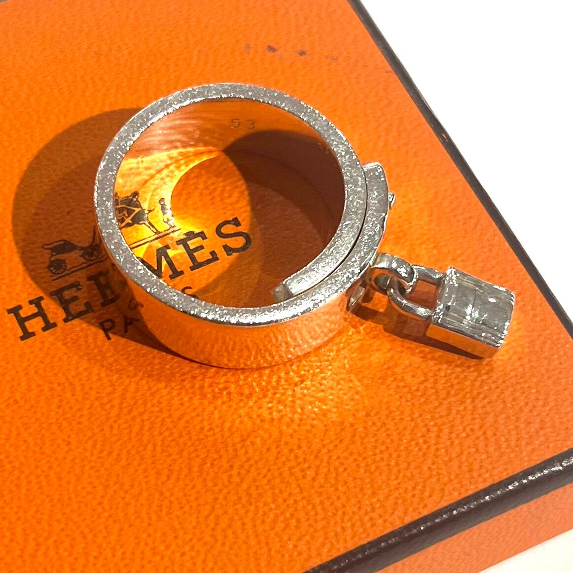 HERMÈS】1956 HERMES エルメスの美学。ケリーリング／シルバー925