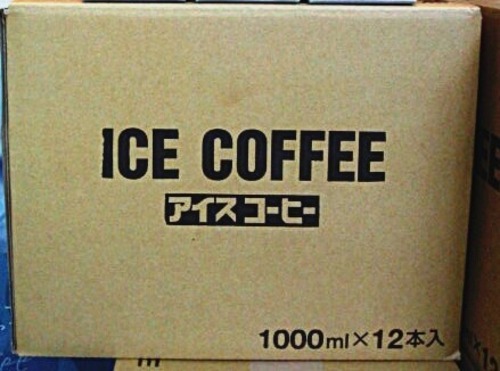 オリジナルリキッドアイスコーヒー無糖1ℓ　12本入