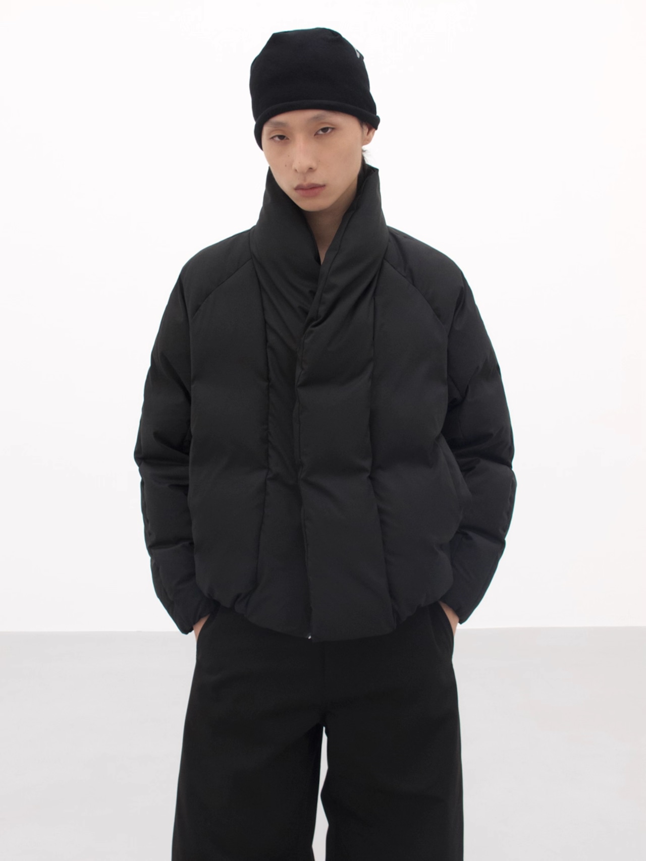 Yausye Down Scarf Collar Jacket