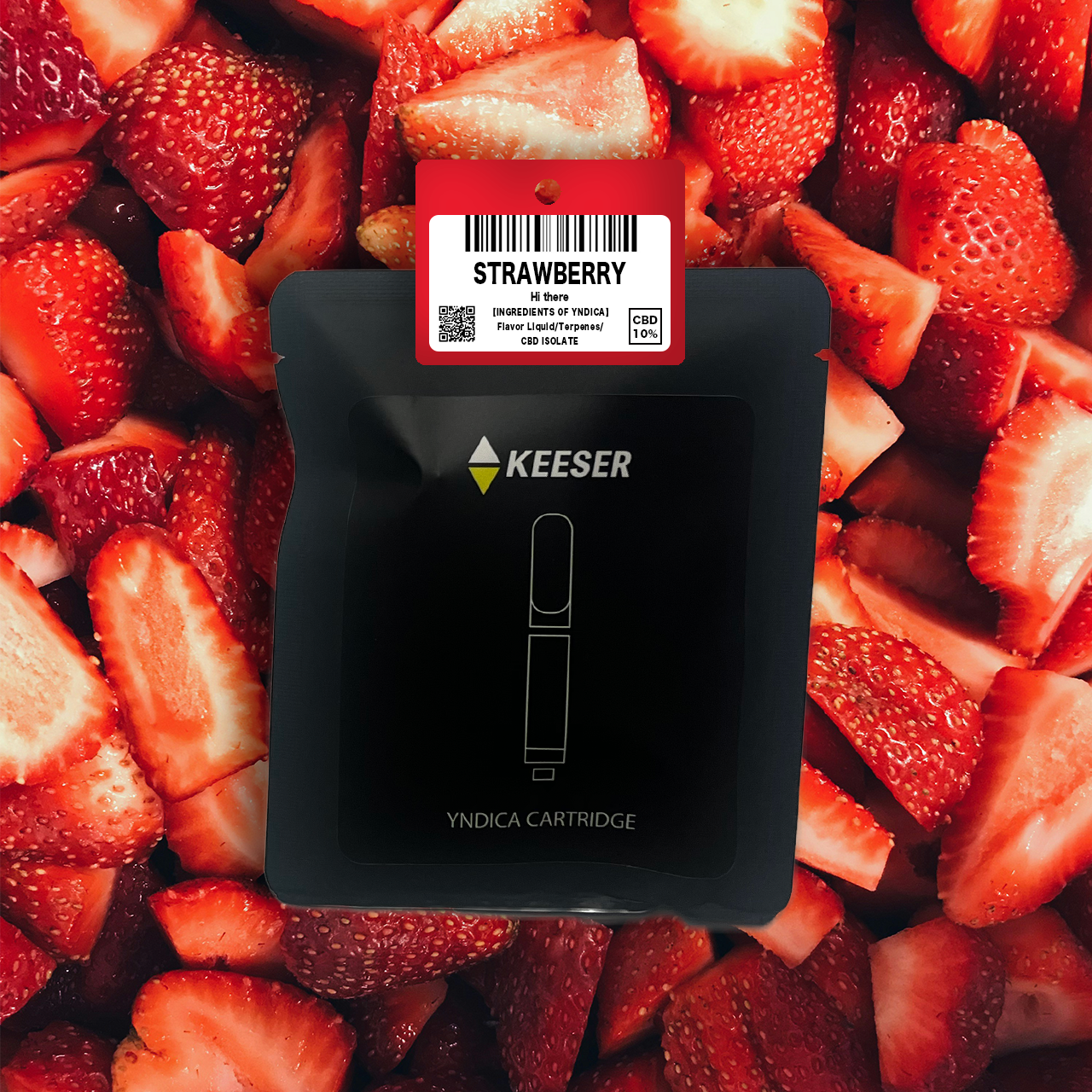 YNDICA CARTRIDGES/CBD10%/1ml/        5 Flavor