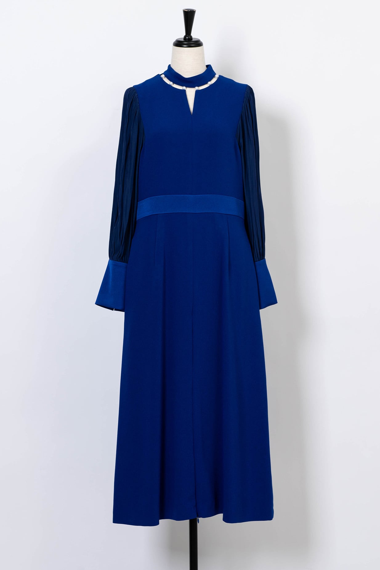 2Way Neck Pearl Dress ROYAL BLUE