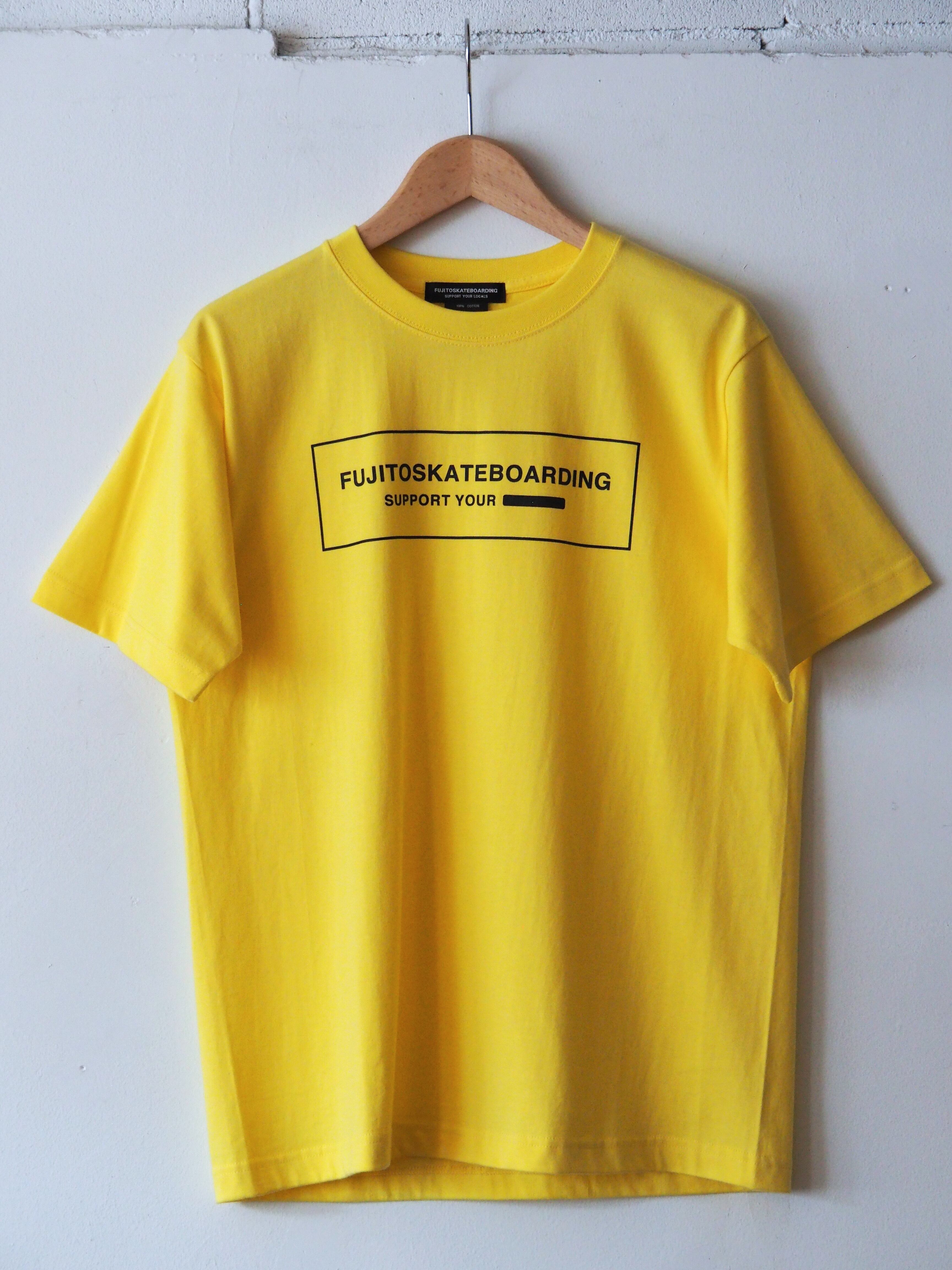 FSB Print T-Shirt Box Logo ver. 2　Yellow,Pink,Blue,Green,Khaki,White,Black