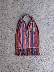 Karen／Woven fabric bag（brown）