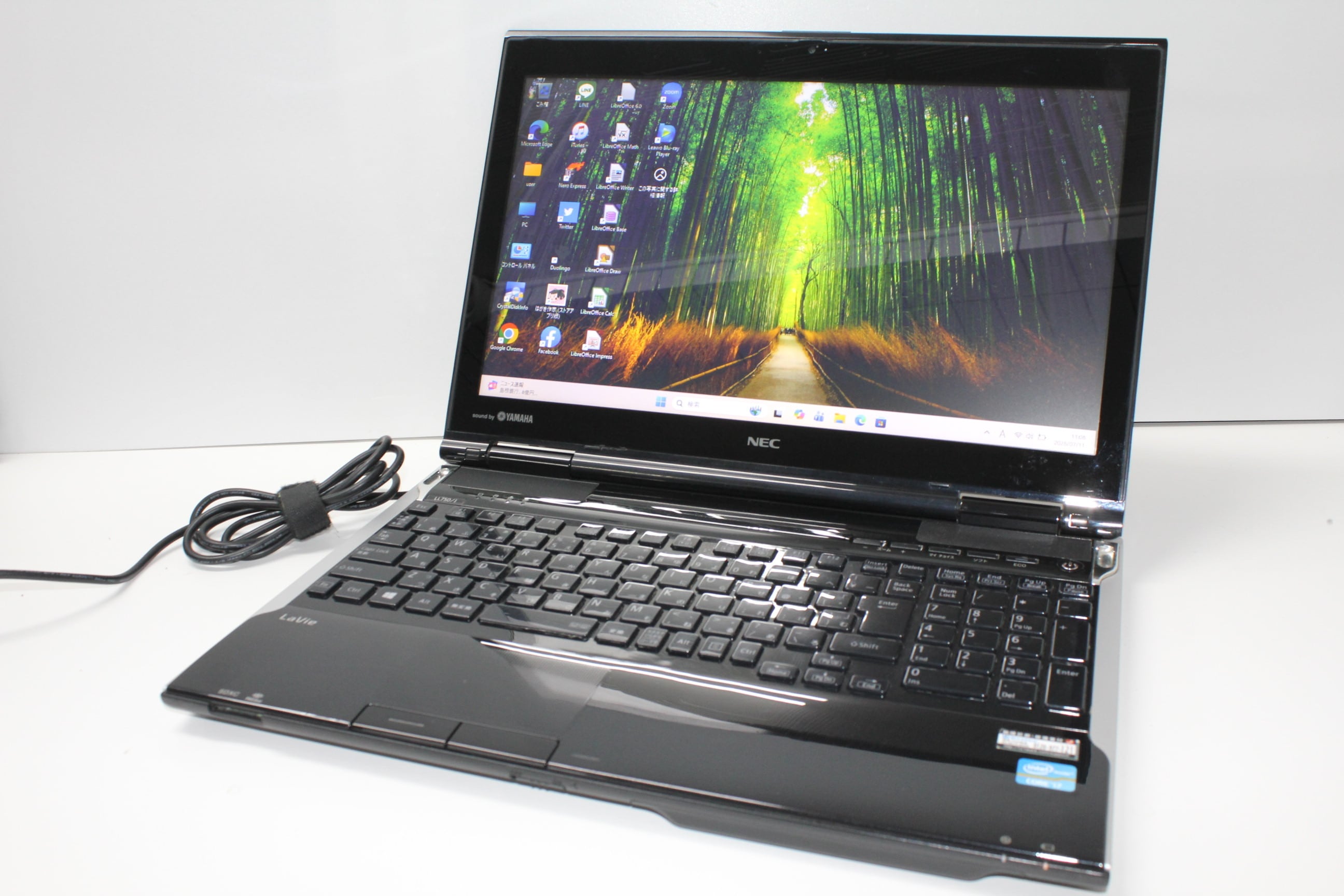 中古ノートPC】NEC〈VersaPro VK23LB-R〉第6世代Core i3/SSD256GB