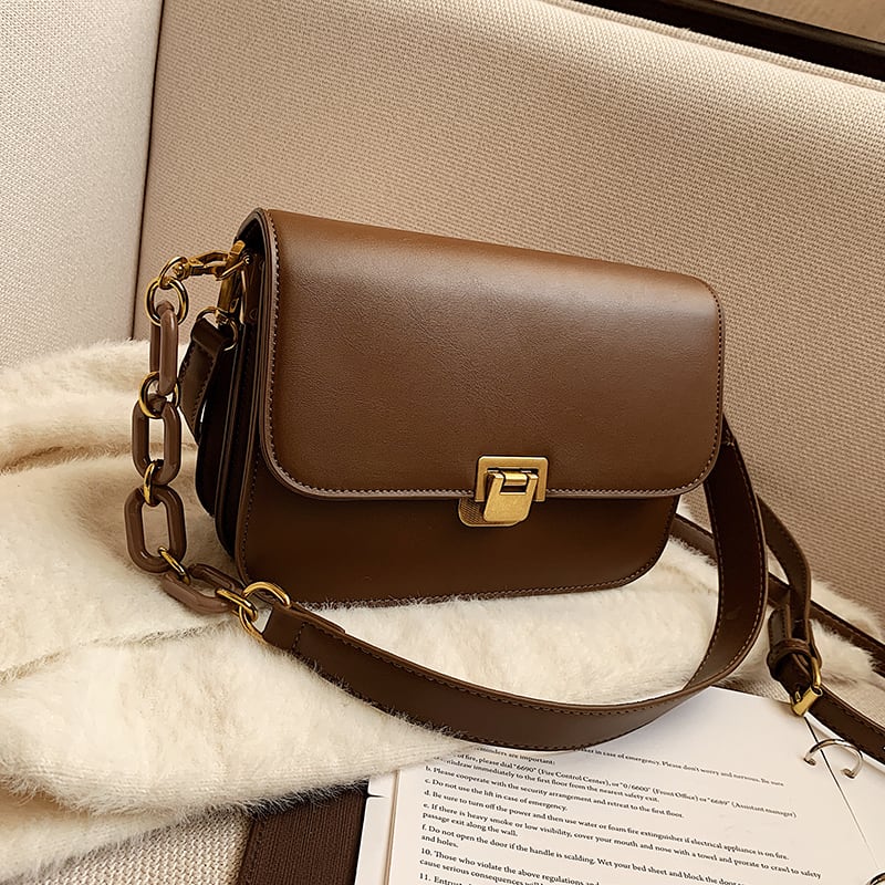 スタンダードレッドシングル レトロ オータム 秋物 ウィンター 冬物 スクウェア メッセンジャーバッグ 手作りハンドバック86362154075