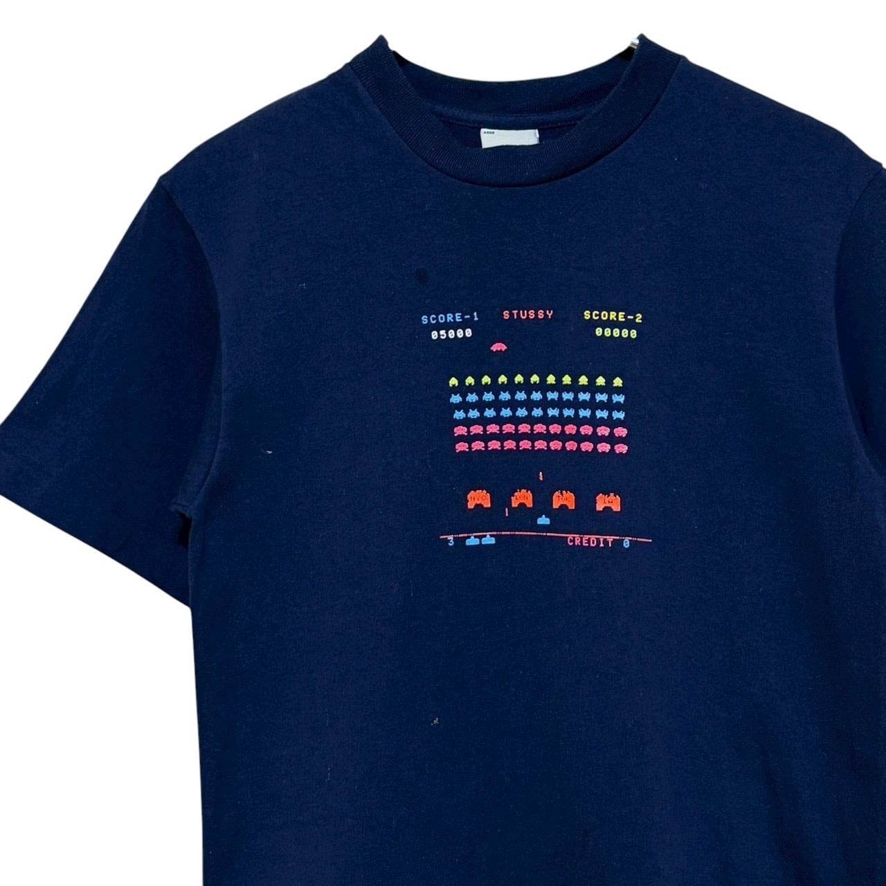 stussy ステューシー Tシャツ M センターロゴ 90s USA製 FENDI