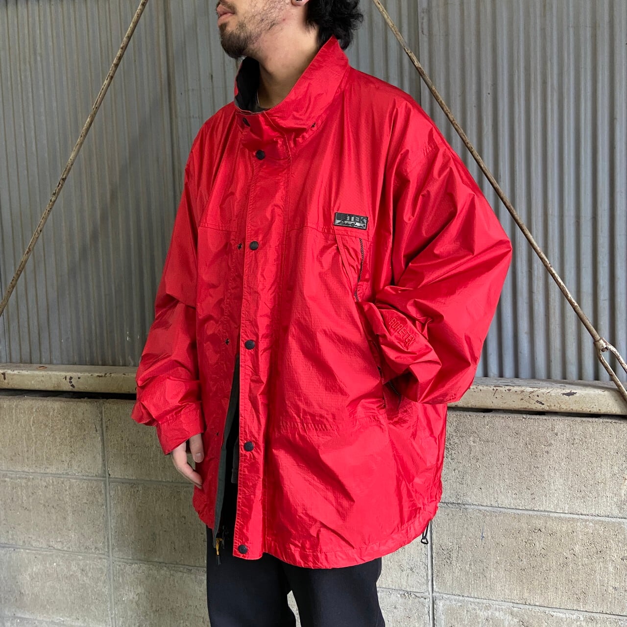 EDDIE BAUER EBTEK VネックTシャツ 90'S