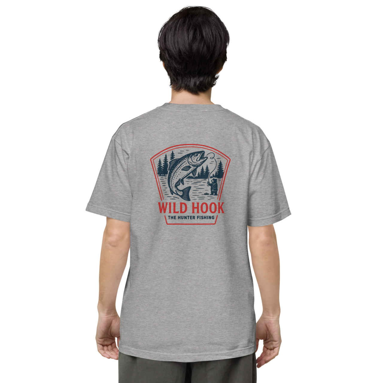 FISHING BEAR 半袖TシャツA0022
