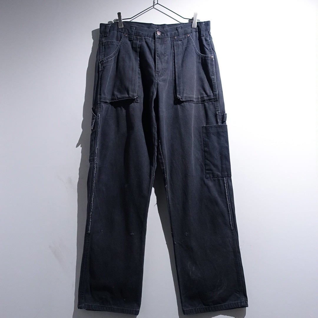 00s "Dickeis" Faded Black Duck Painter Pants
