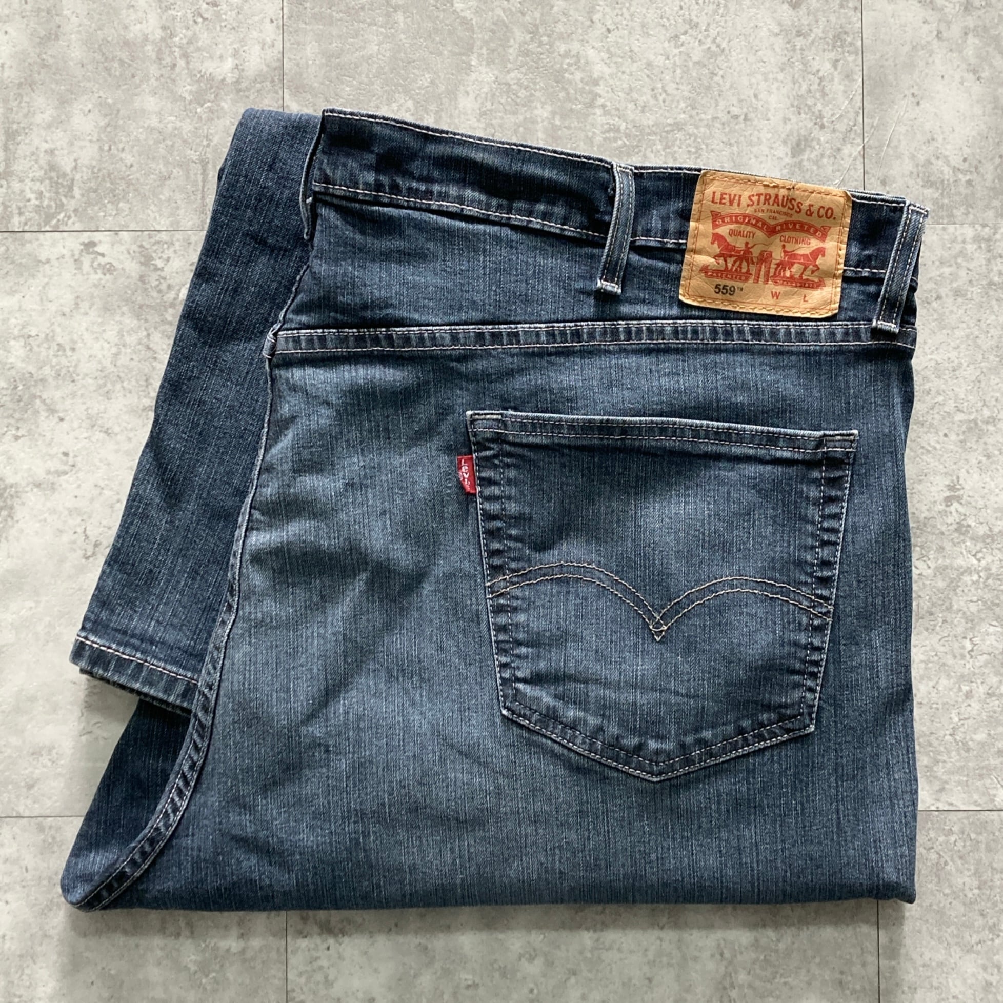W40 L32】Levis 501 リーバイス ボタンフライ ビッグサイズ 縦落ち