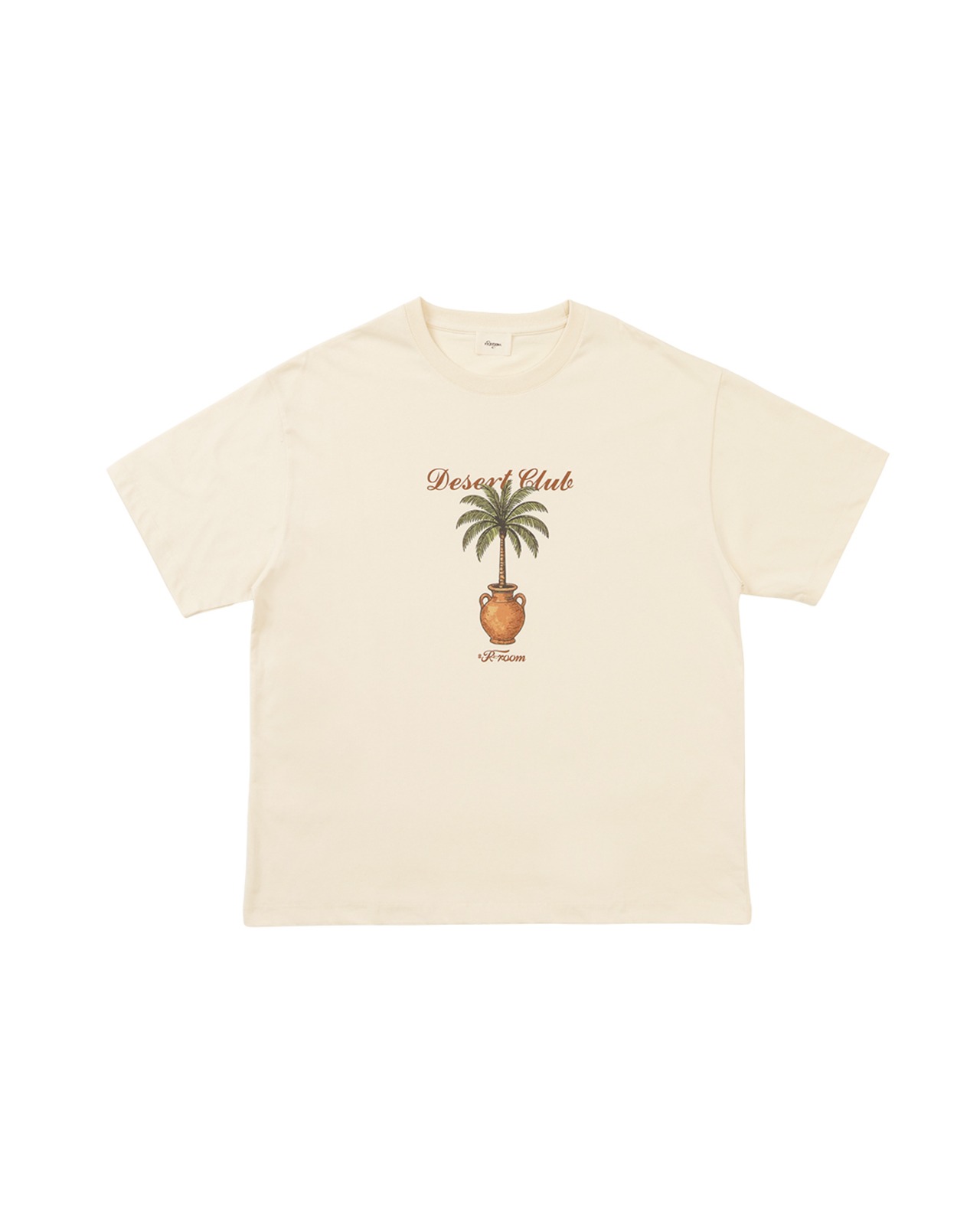 【#Re:room】DESERT CLUB PALM TREE PRINT T-SHIRTS［REC858］