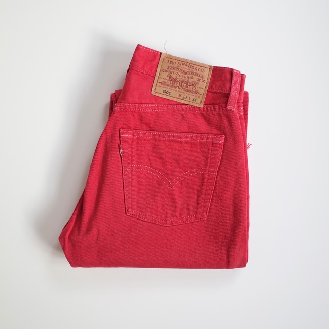 90s USA Levi's 501 "red" W28