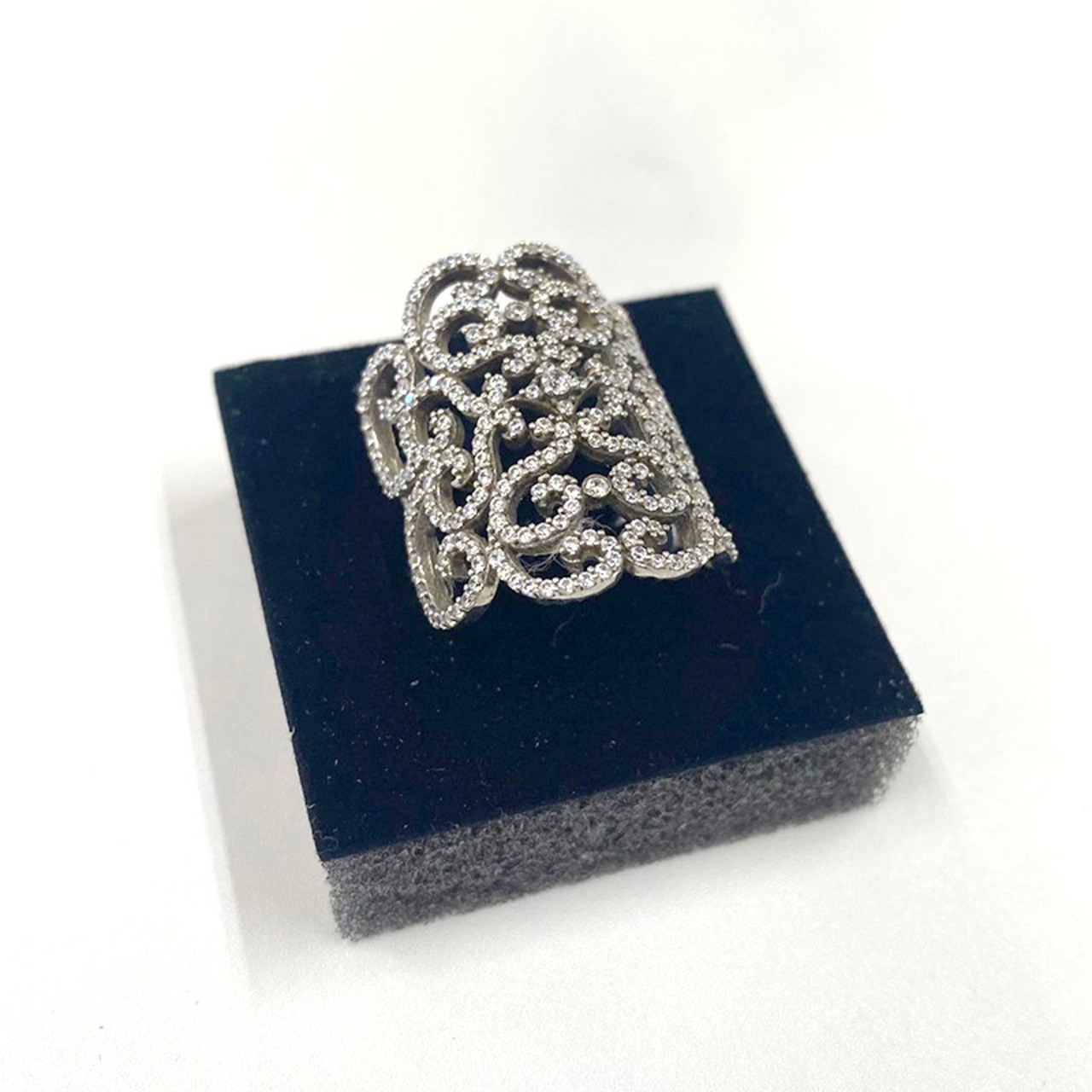 リング　925シルバーリング　ジルコニア　11-12号 12acdk5