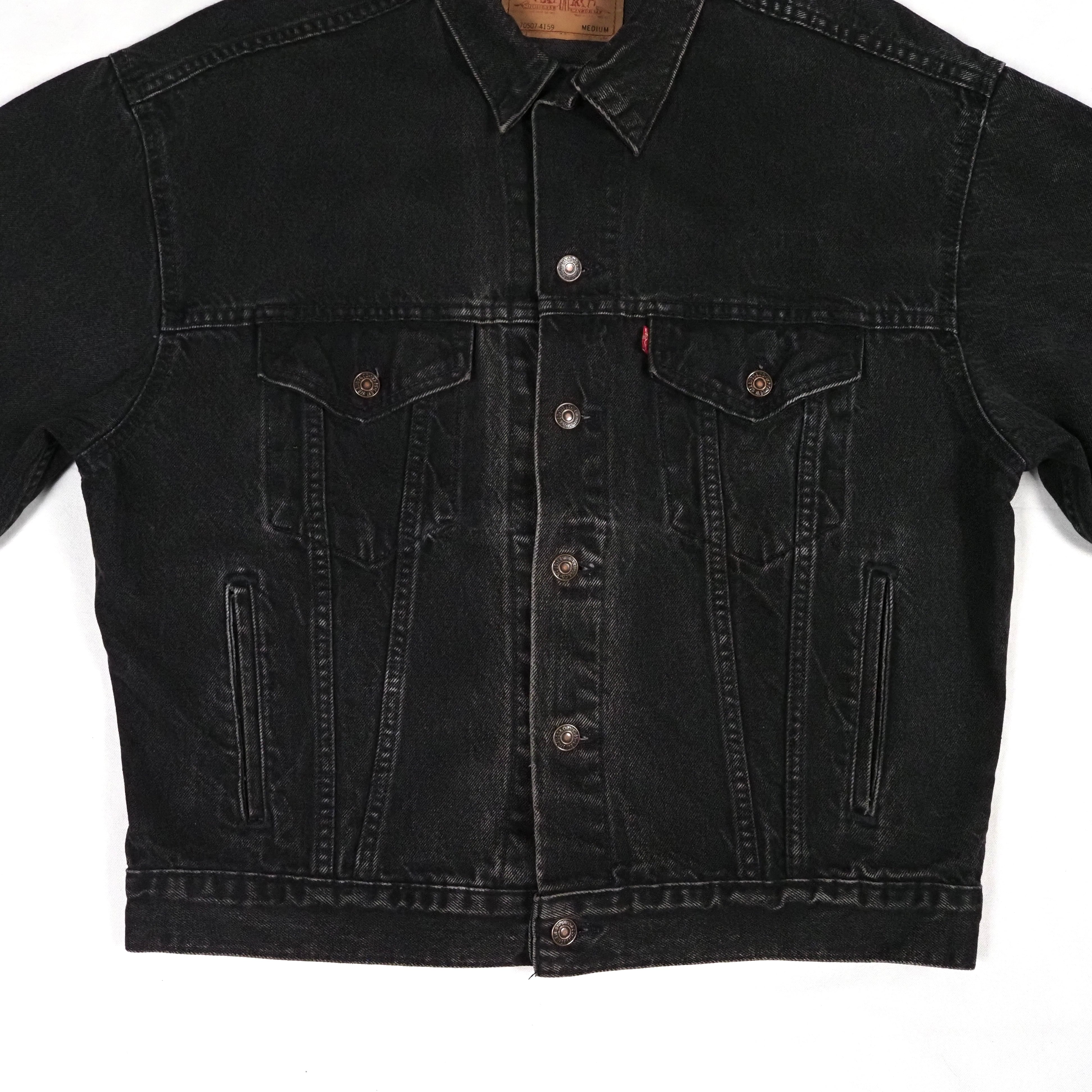 Levi's 70507-4159 ブラック L USA 93年製 93's Levi's 70507-4159 Black Denim Jacket M USA製 リーバイス