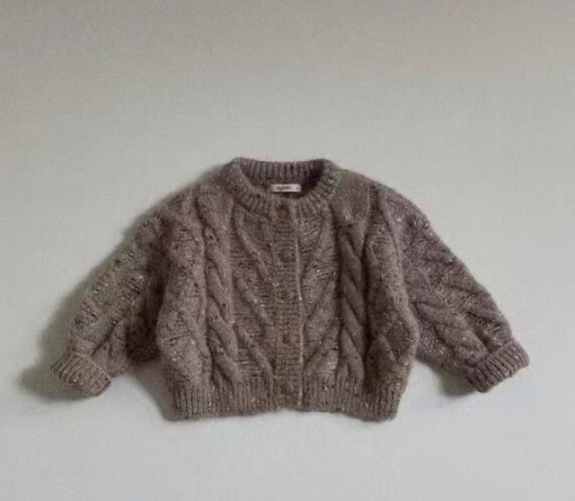 予約knit cardigan