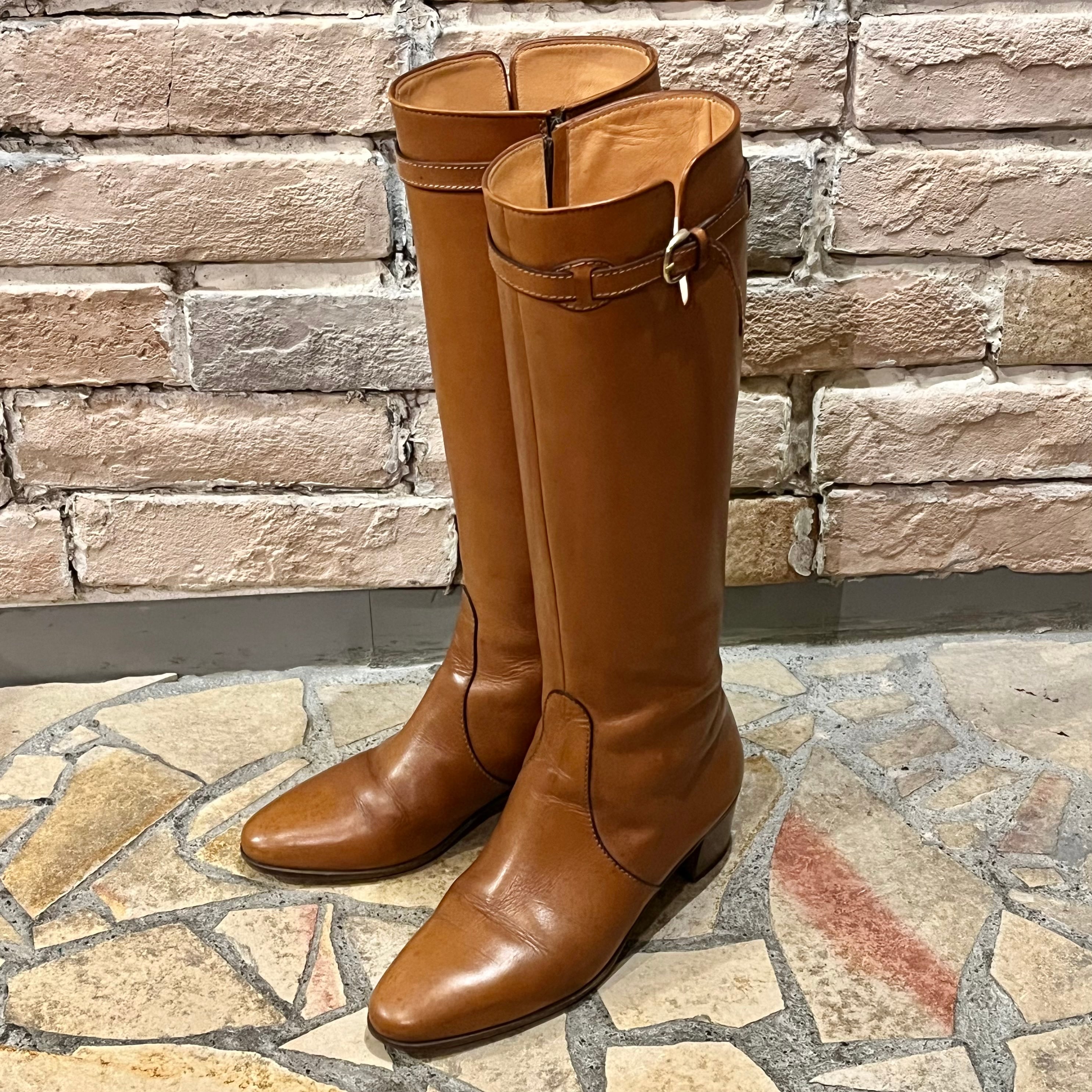 tanino crisci “camel long boots” size36 イタリア製 タニノクリスチー