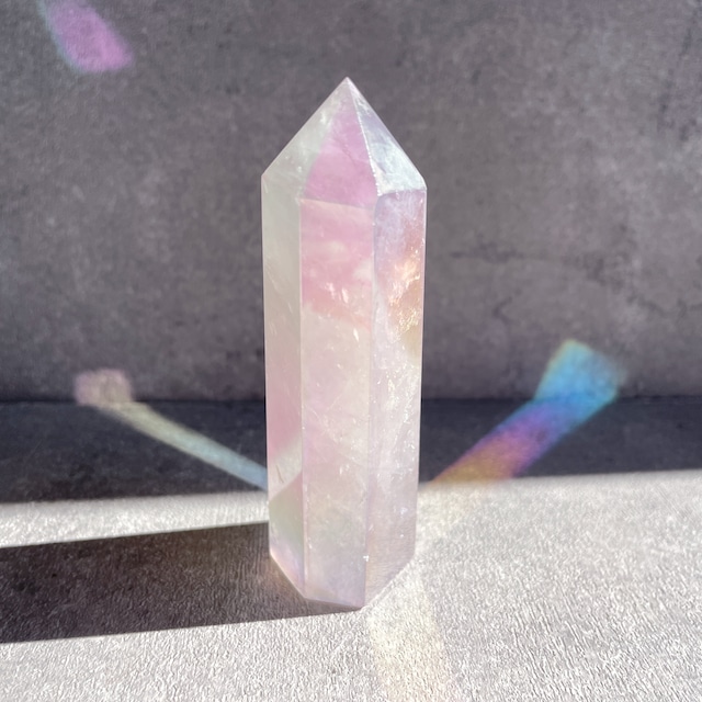 エンジェルオーラローズクォーツ タワー 50✧Angel Aura Rose quartz✧天然石・パワーストーン