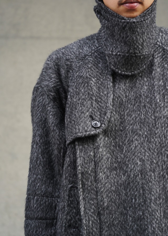 【CETTEN limited item】D.Nart.Ampta 25AW round cut short trench coat