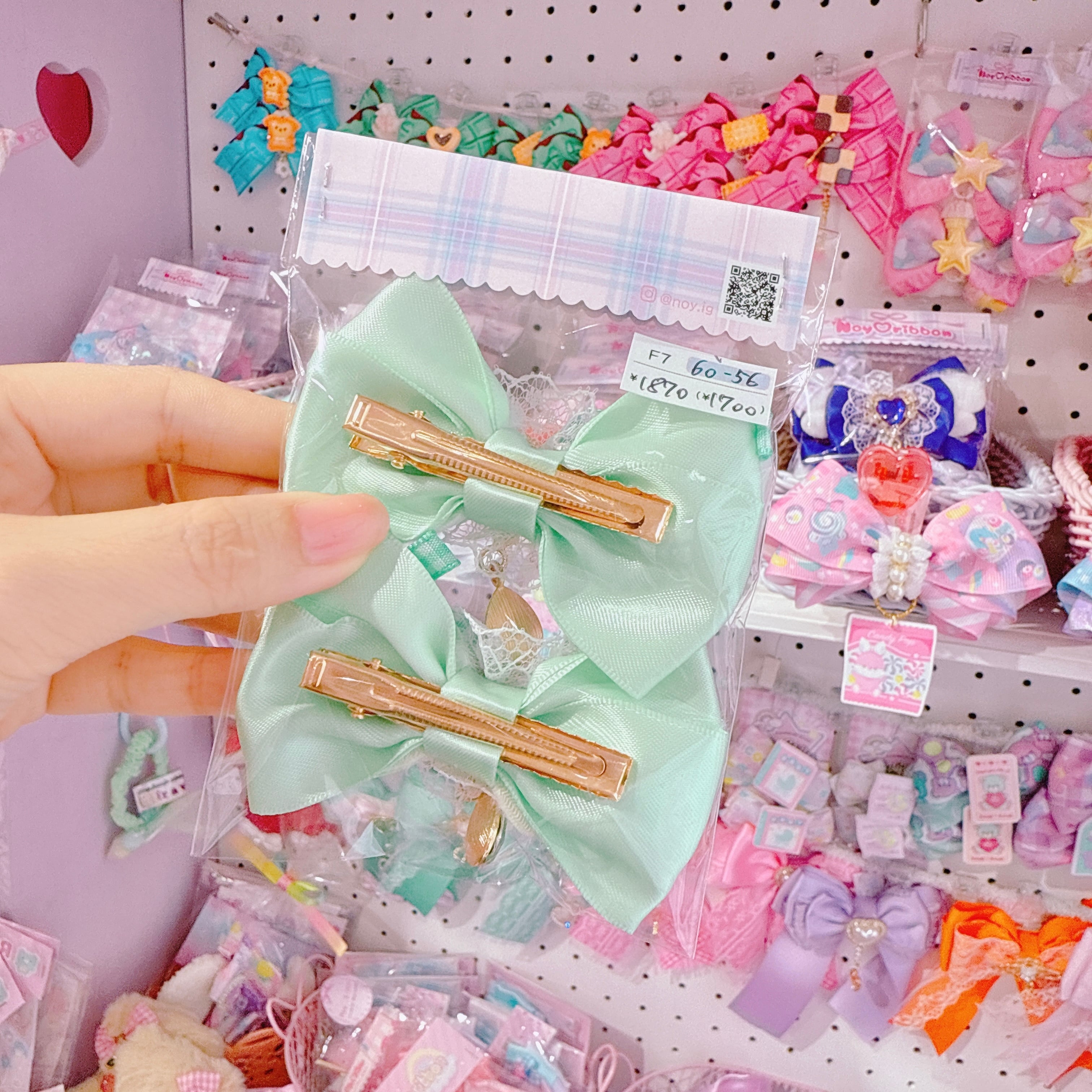 【F7】60-56推し活ツインヘアクリップ