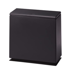 【数量限り】ideaco(イデアコ) ゴミ箱 フタ付き ブラック 8.5L TUBELOR kitchen flap(チューブラー キッチンフラップ)