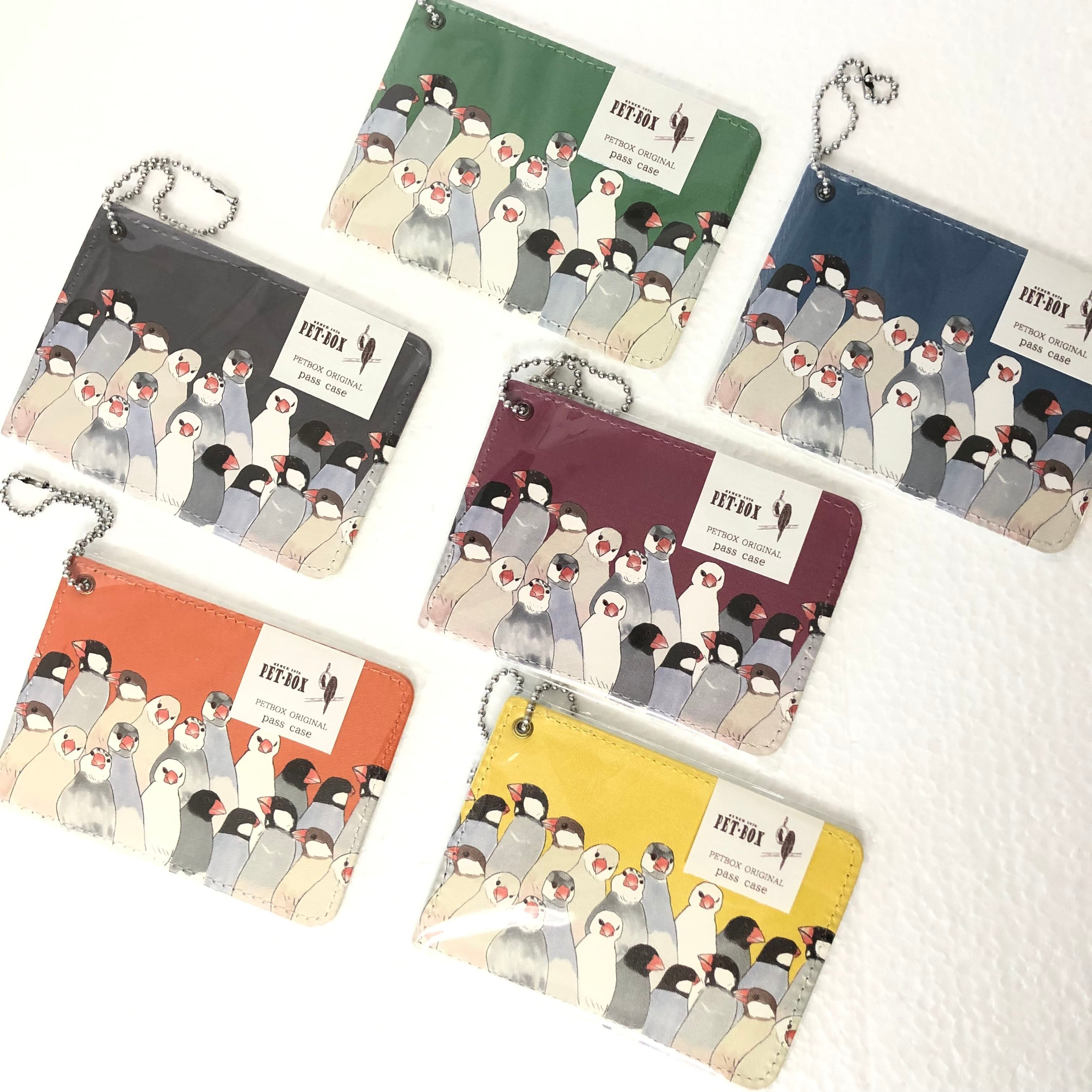文鳥だらけ パスケース | petbox1976