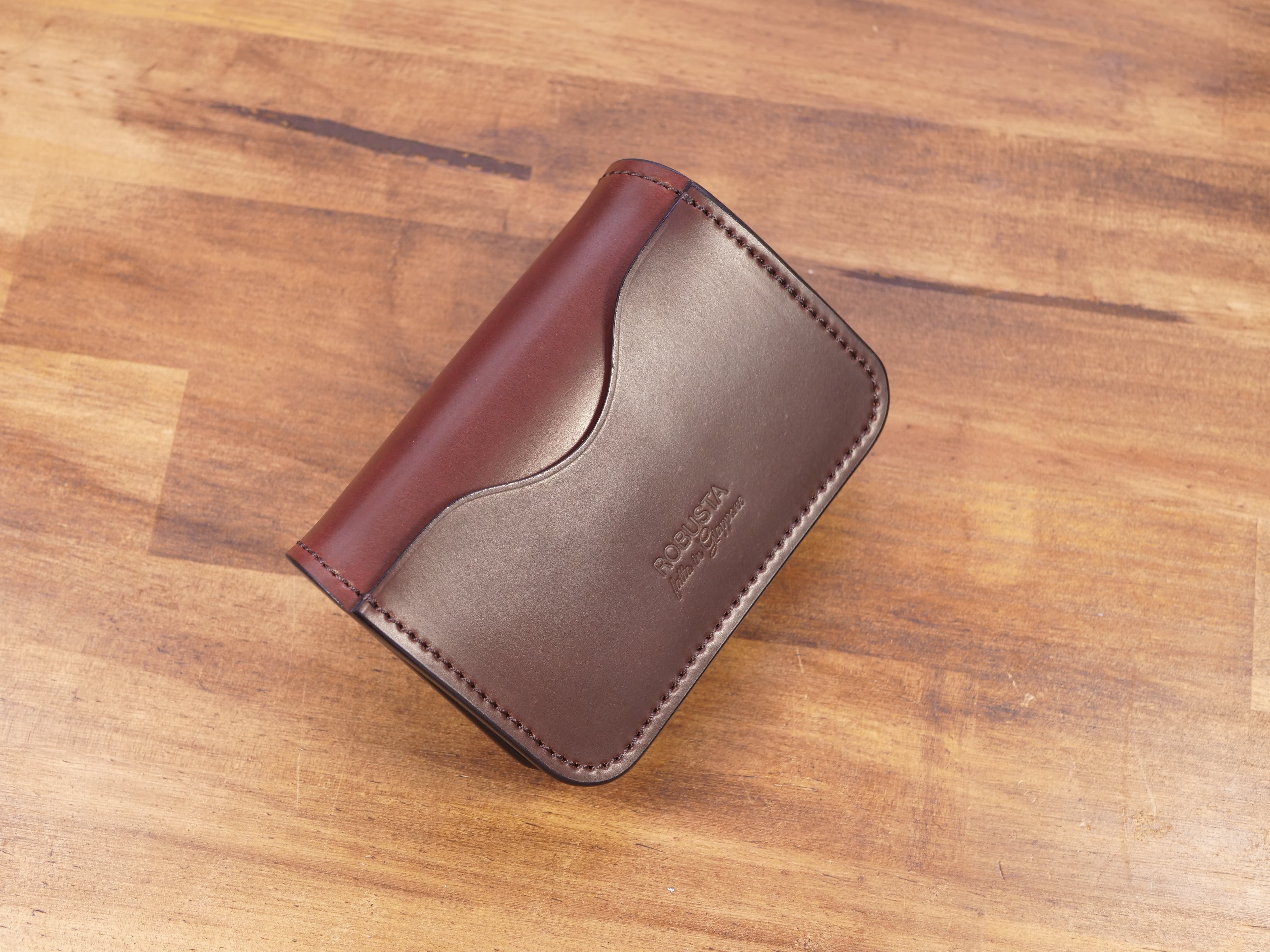 サ*ケ様 ロブスタレザー pops shell cordvan Bourbon Pops / Horween shell cordovan #4 | robusta leather